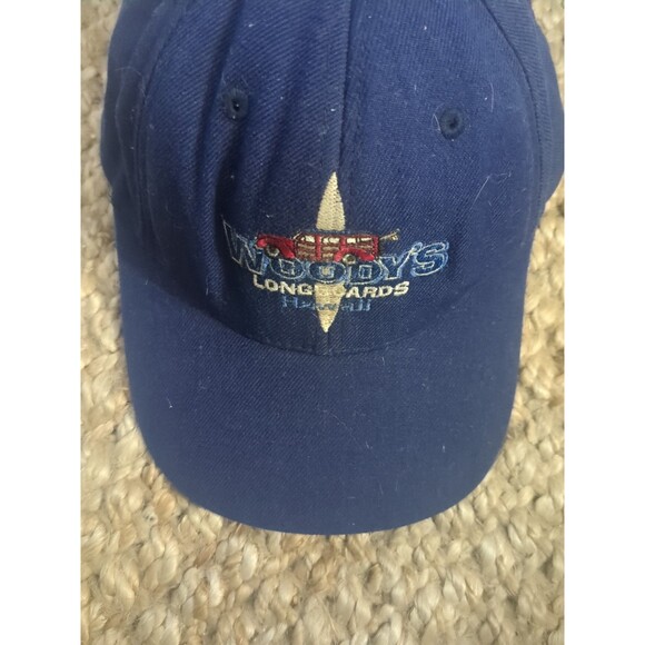 Vintage  Woody's longboards Hawaii  Adjustable cap, Trucker Hat,  Magic Headwear - Picture 2 of 6